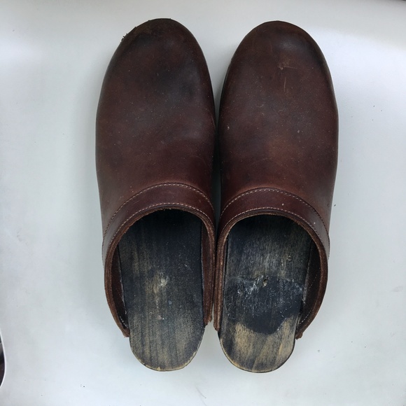 Sven Clogs Brown Nubuck Leather Size 40 - Picture 6 of 11